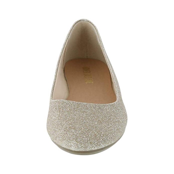 Lower East Side Women's Clinton Gold Glitter Flats - Picture 4 of 4